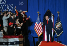 Trump Gives Rally in Pennsylvania